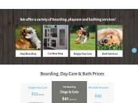Paradise Pet Resort & Spa website design